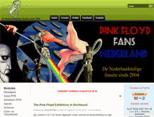 Tablet Screenshot of pinkfloydfans.nl